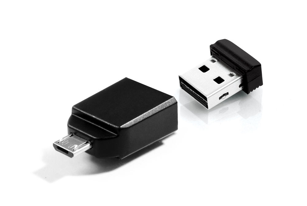 clé USB Nano et adaptateur micro-USB par Verbatim